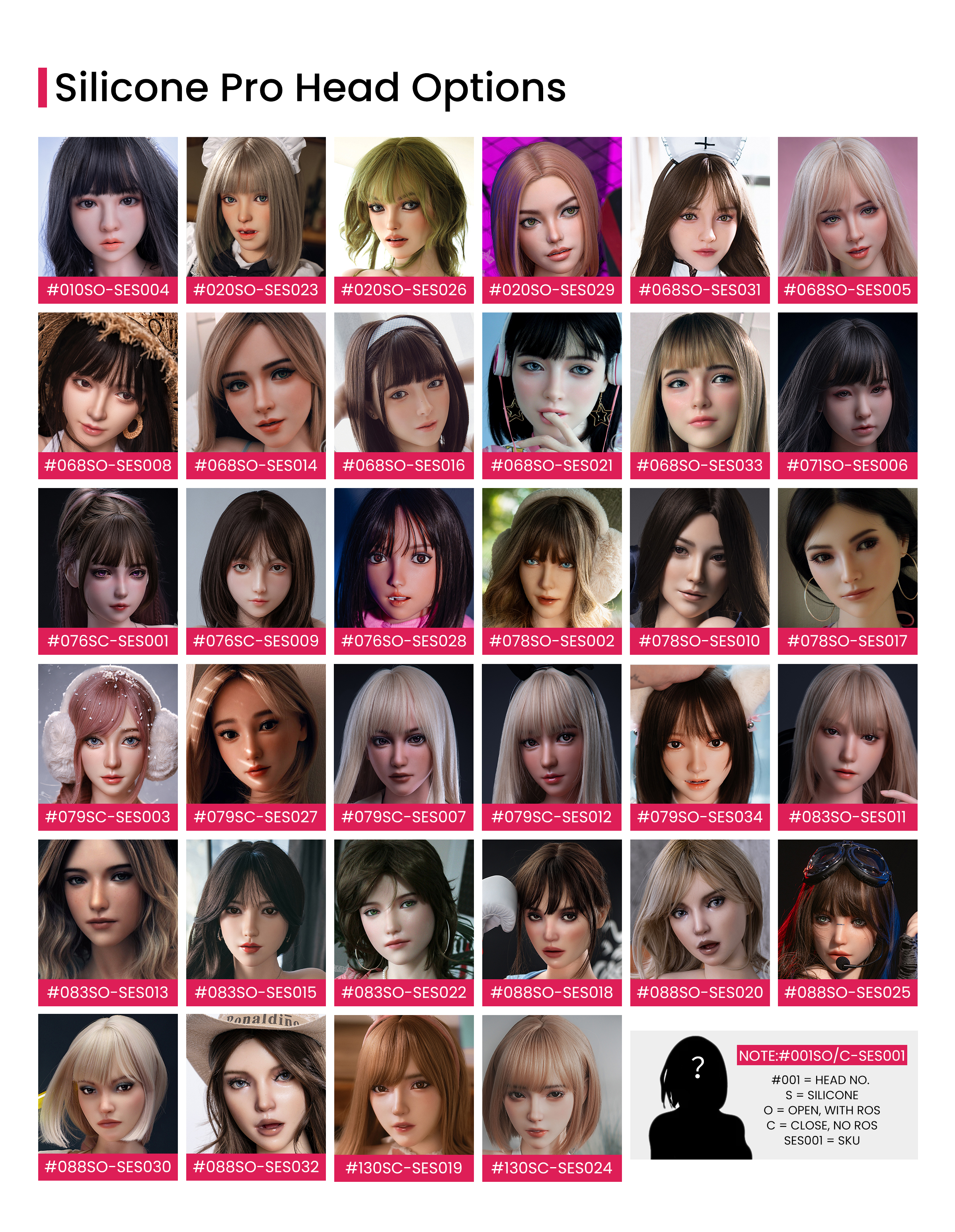 Silicone Pro Head Options更新